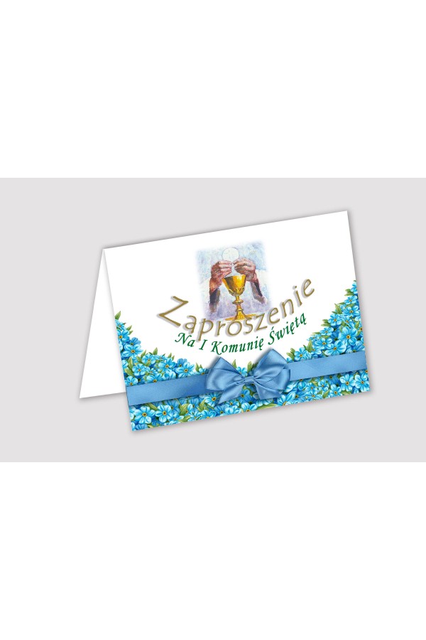 Personalisierte Kommunionseinladungen aus Bausätzen - Unvergesslich - obraz 1