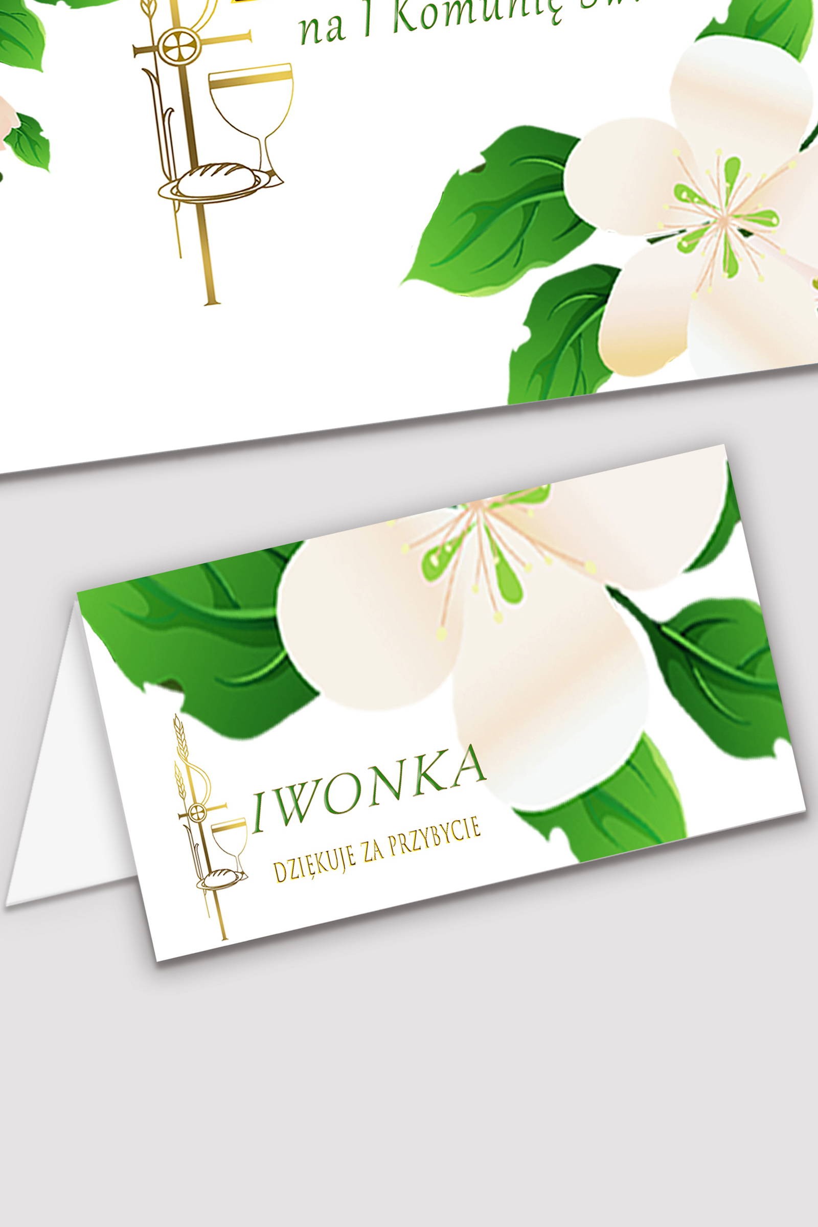 Personalisierte Kommunionsvignetten - Die Frische des Morgens - obraz 0