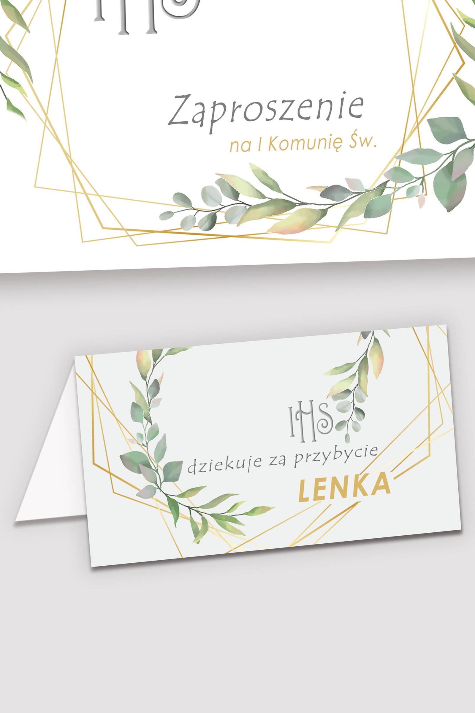 Personalisierte Kommunionsvignetten - Nebliger Morgen - obraz 0