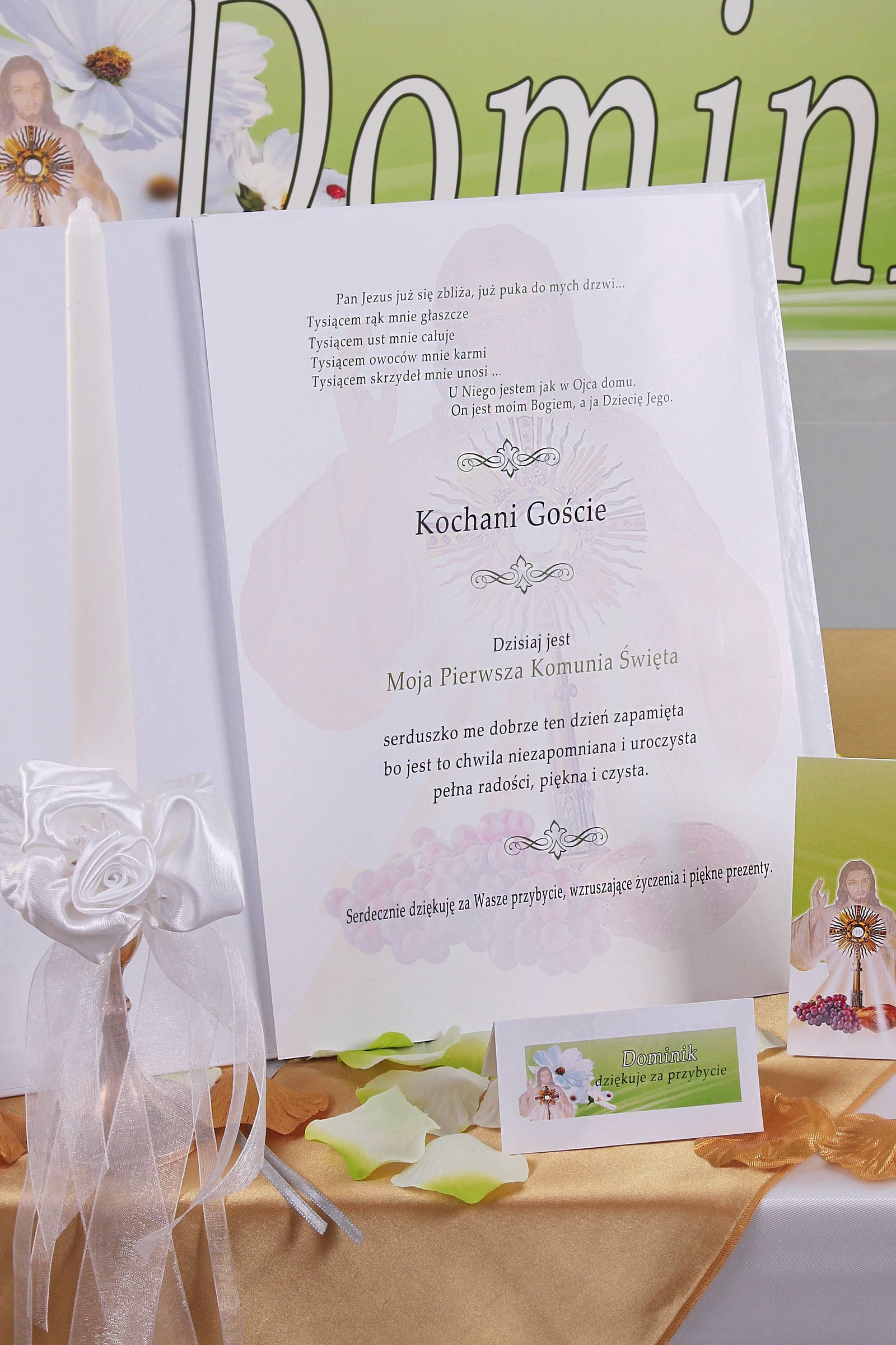 Personalisiertes dekoratives Kommunionsset - Blavicle - obraz 3