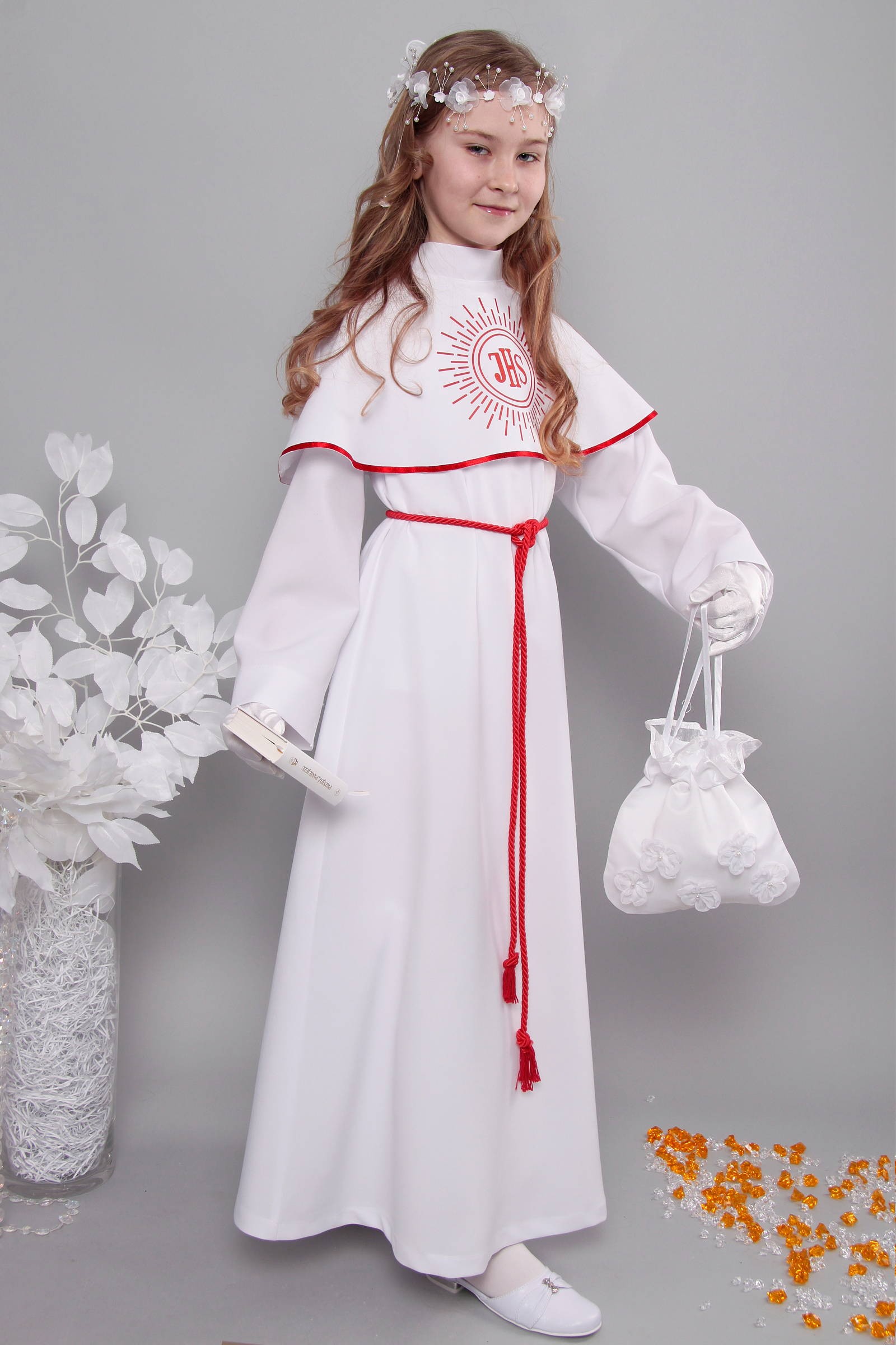 Kommunion albe 8/UK-R - obraz 3