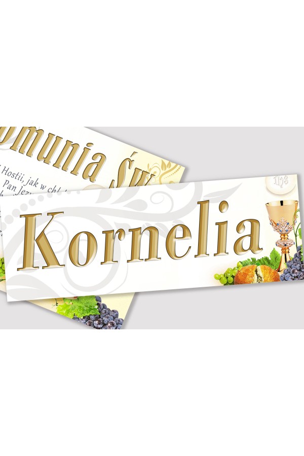 Personalisiertes dekoratives Kommunionsset - Kelch - obraz 2