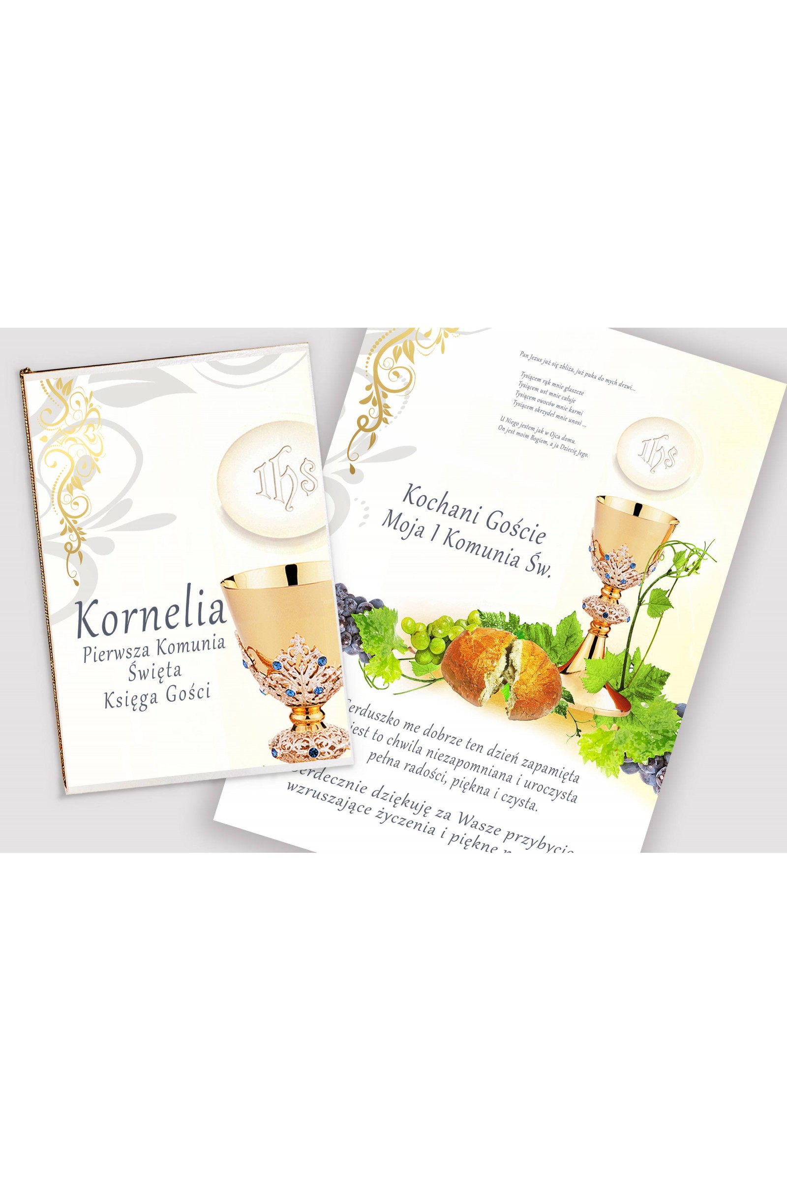 Personalisiertes dekoratives Kommunionsset - Kelch - obraz 4