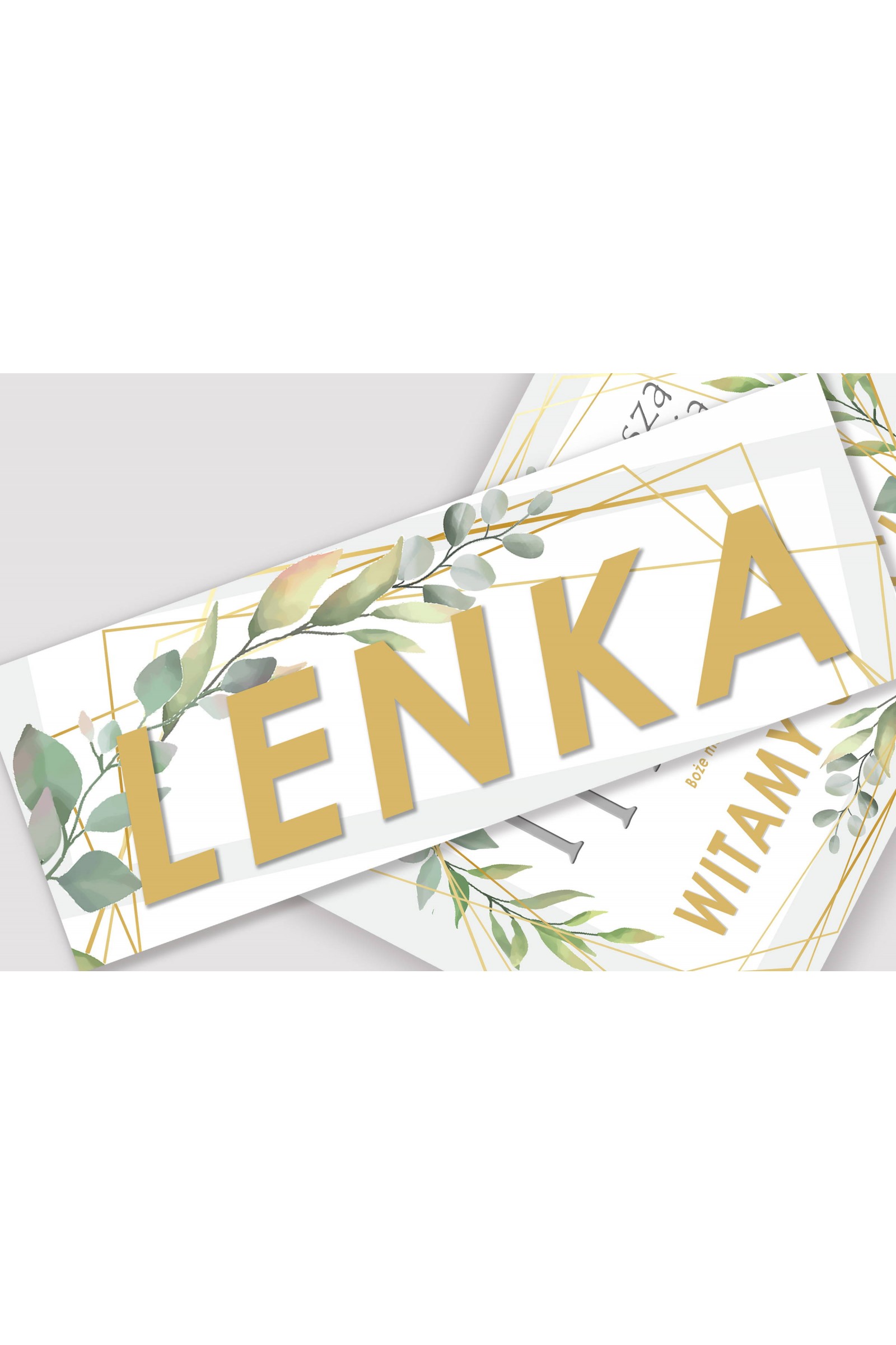 Personalisiertes dekoratives Kommunionsset - Nebliger Morgen - obraz 2