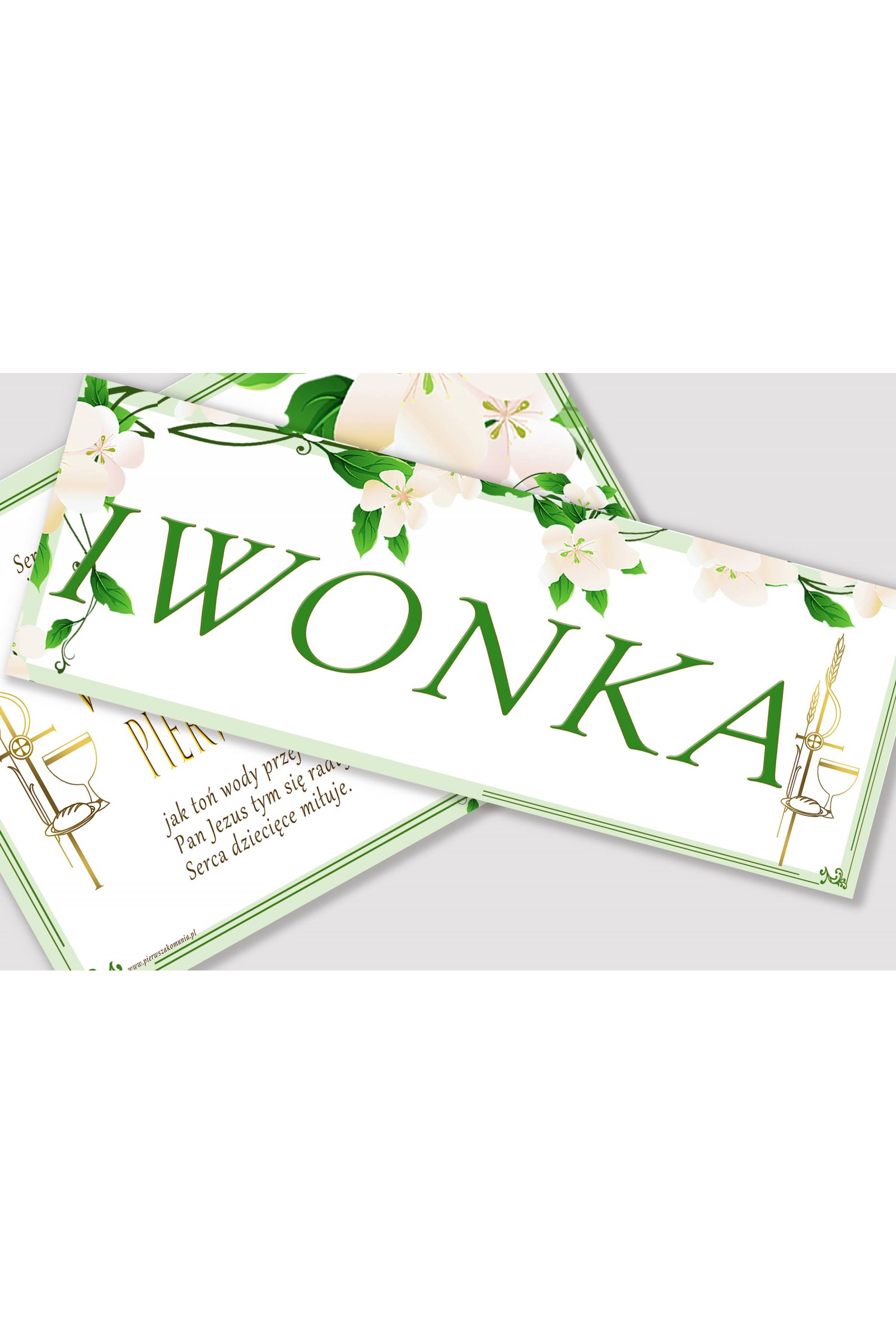 Personalisiertes Kommunionposter mit Namen - Die Frische des Morgens - obraz 1