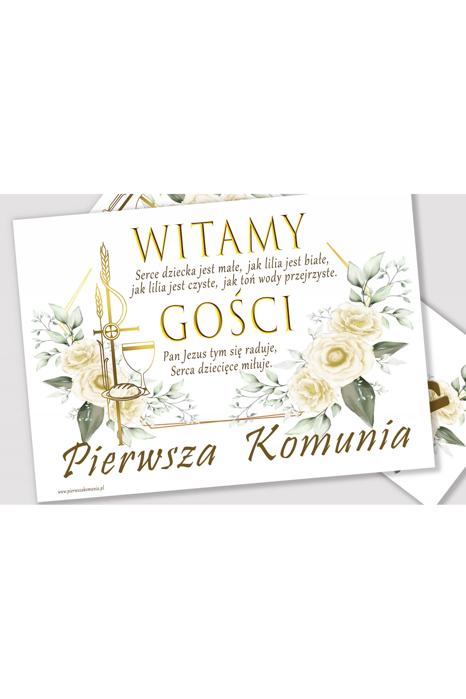 Personalisiertes Kommunionposter mit Namen - Grace - obraz 2