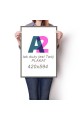 Personalisiertes Kommunionposter mit Namen - Aquarell rosa - obraz 3