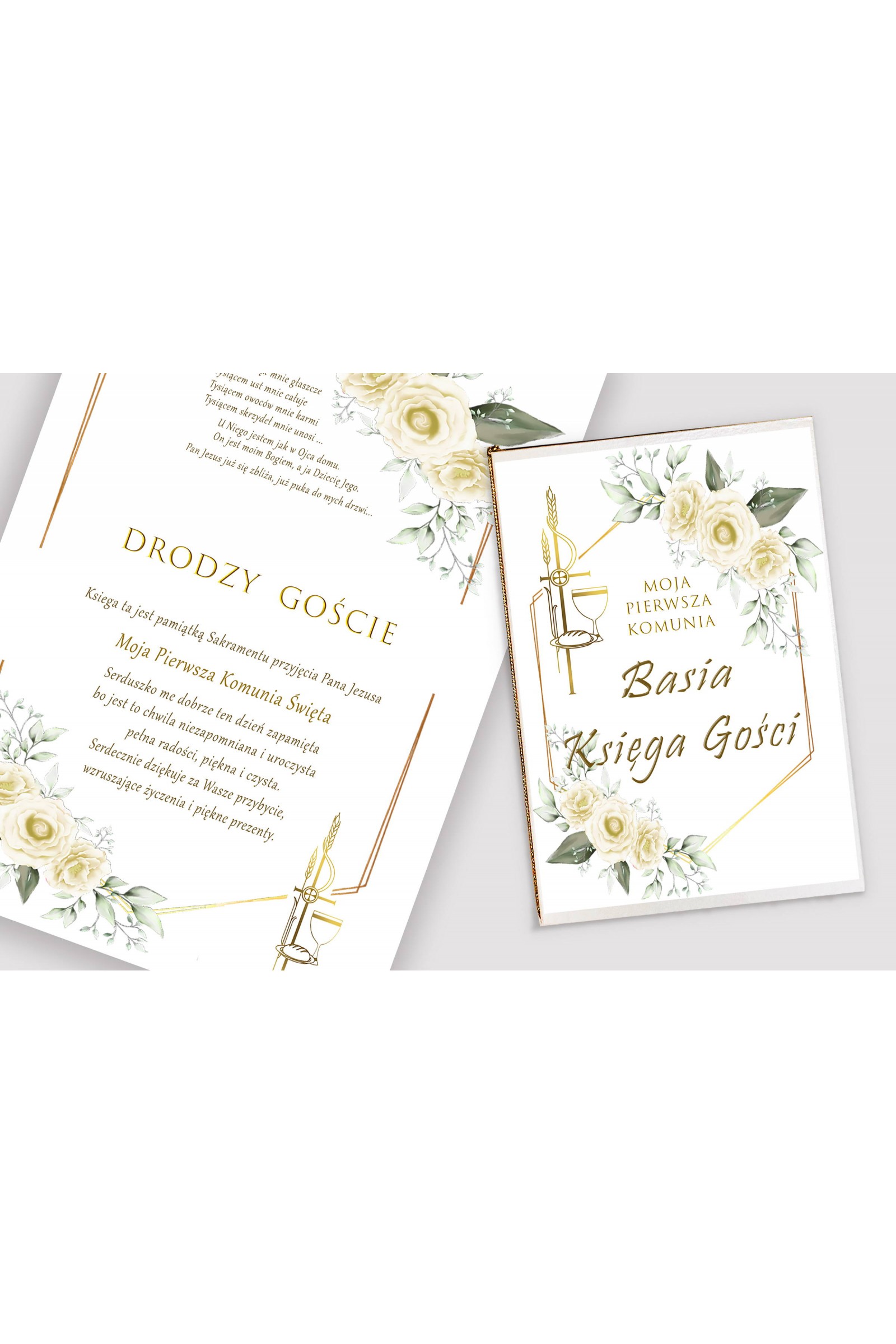 Personalisiertes Erinnerungsbuch an die Kommunion - Gracja - obraz 1