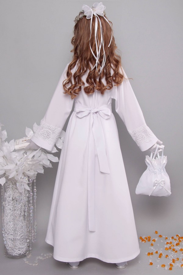 Kommunion albe mit guipure 14a/UK-R1 - obraz 5