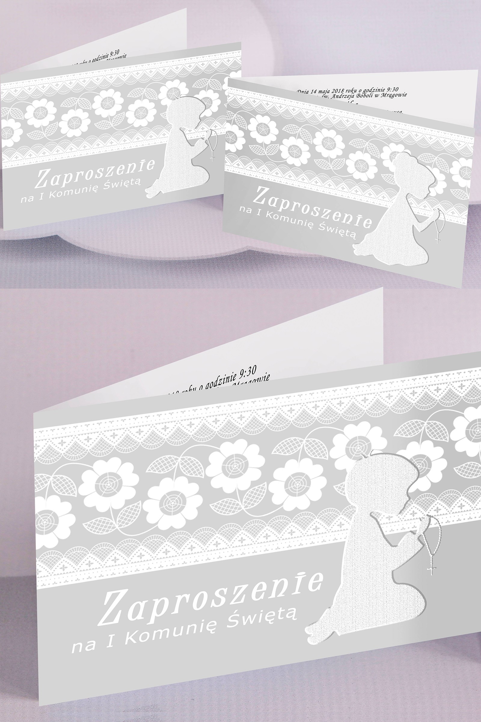 Personalisierte Kommunioneinladungen beliebt - Kinder (1,2) - obraz 0