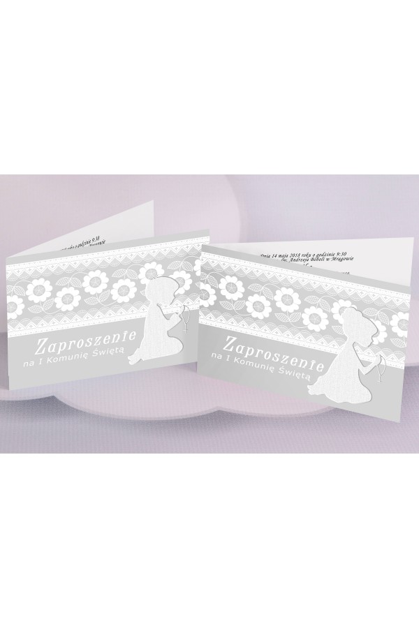 Personalisierte Kommunioneinladungen beliebt - Kinder (1,2) - obraz 1