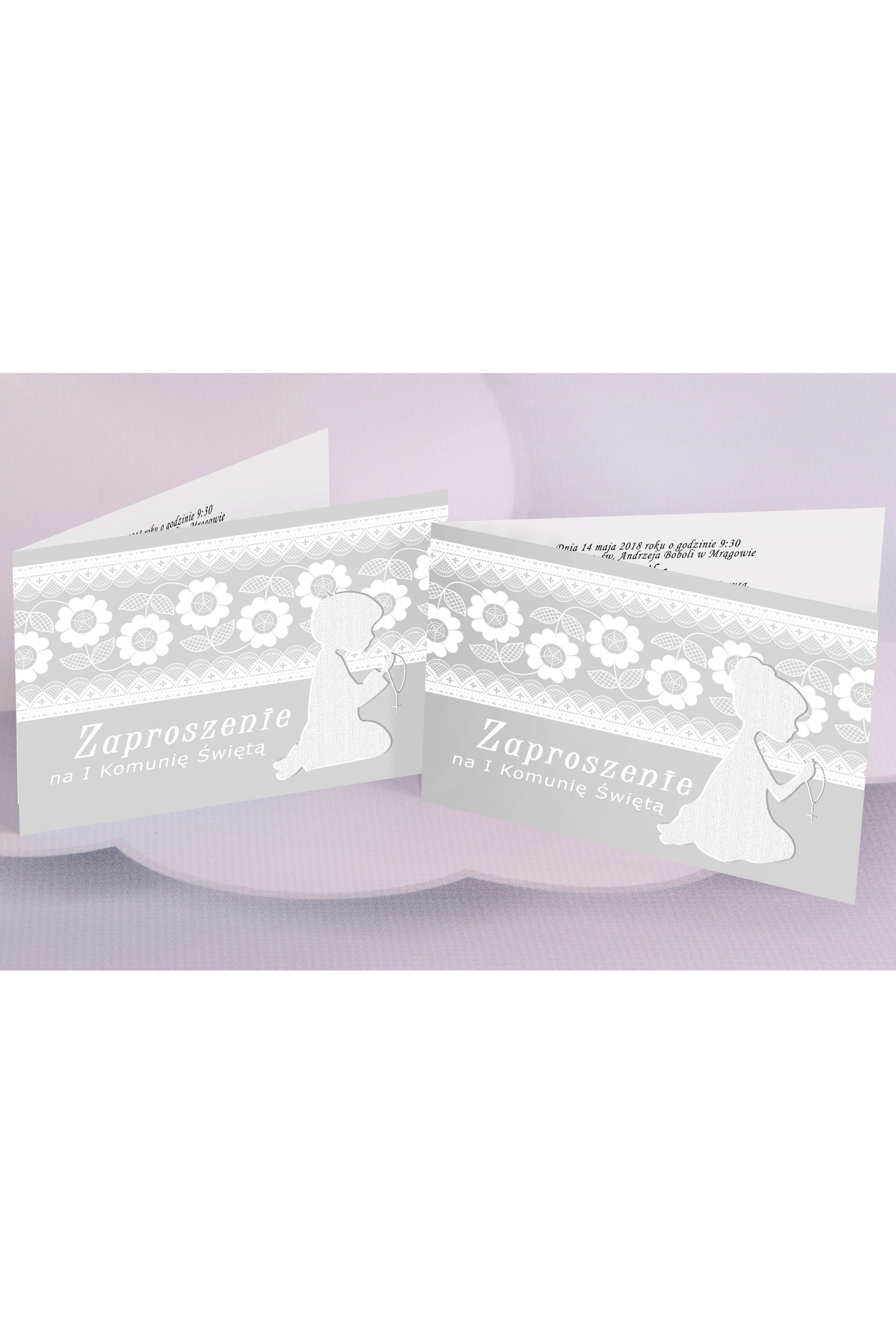 Personalisierte Kommunioneinladungen beliebt - Kinder (1,2) - obraz 1