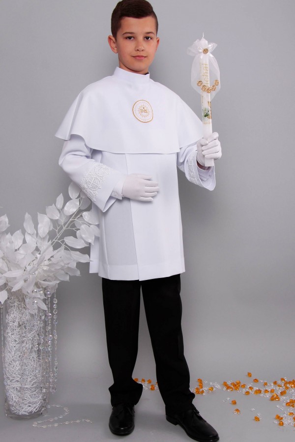 Kommunion albe mit guipure 3g/UK-AK2 - obraz 2