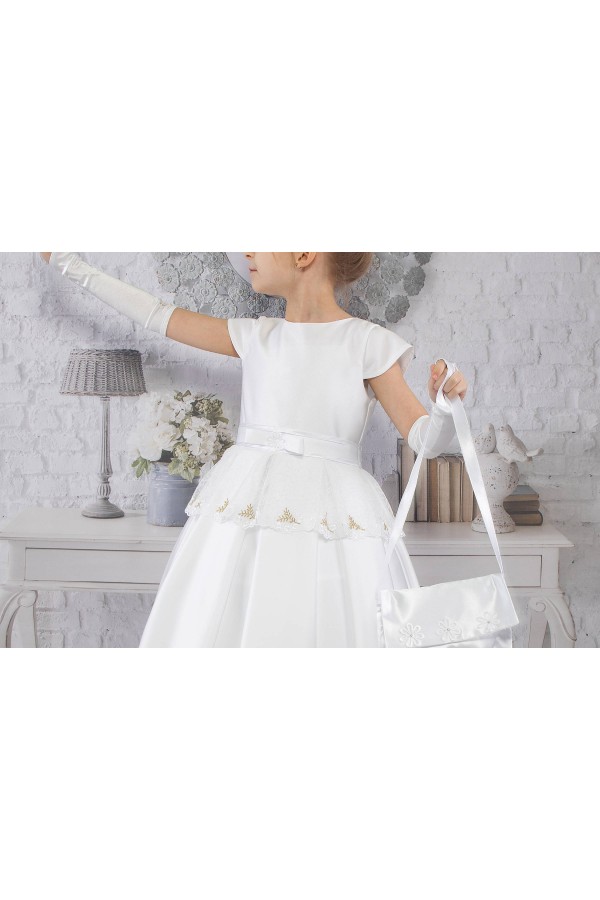 Kommunionkleid elegantes UK-T9/EL Kommunionkleid elegantes UK-T9/EL - obraz 1