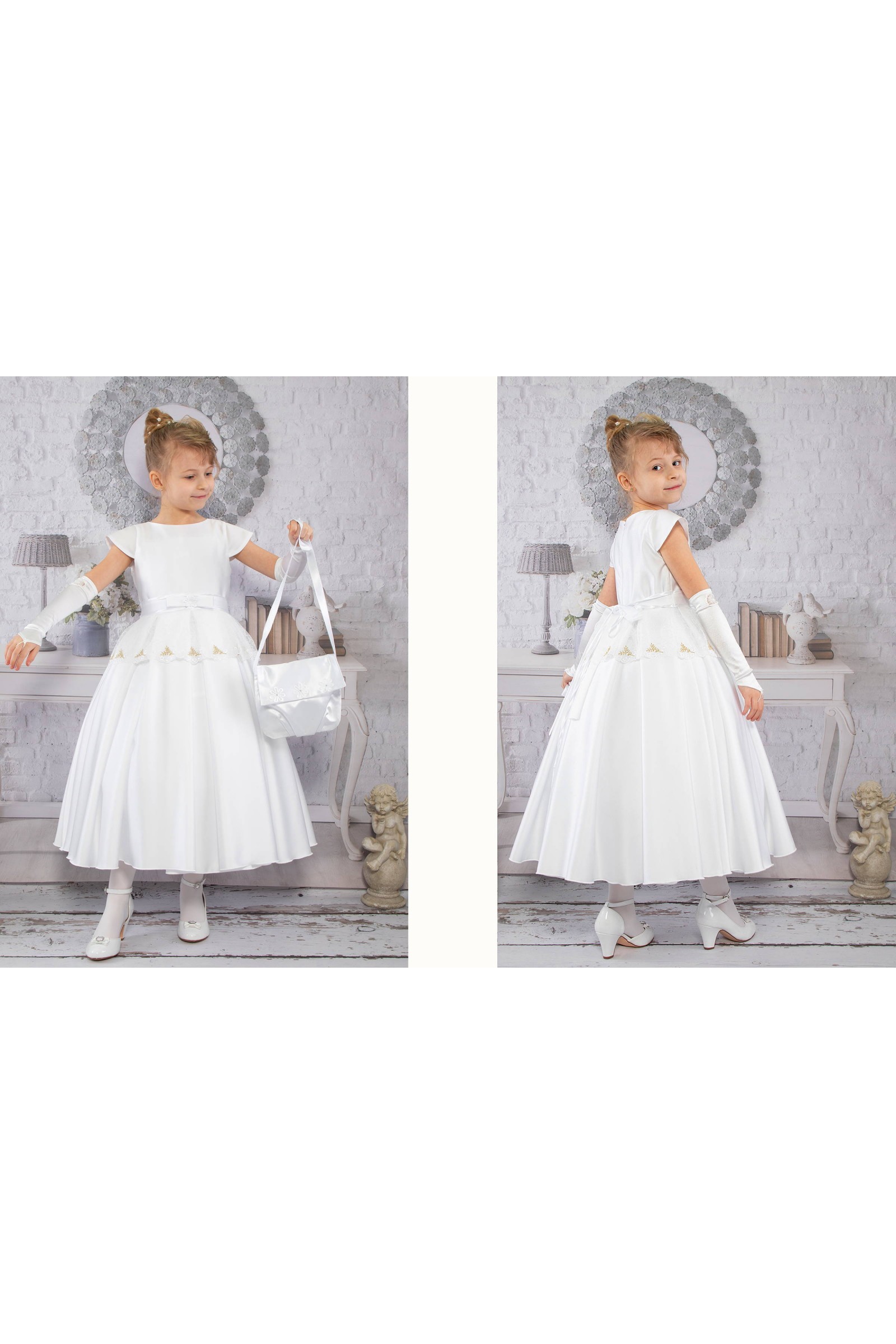 Kommunionkleid elegantes UK-T9/EL Kommunionkleid elegantes UK-T9/EL - obraz 2