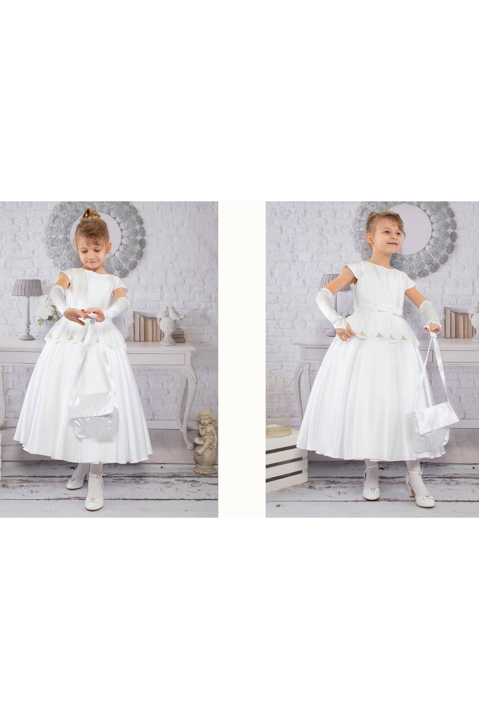 Kommunionkleid elegantes UK-T9/EL Kommunionkleid elegantes UK-T9/EL - obraz 3