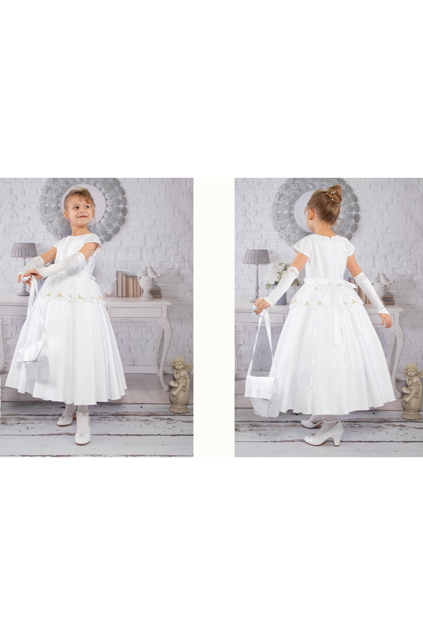 Kommunionkleid elegantes UK-T9/EL Kommunionkleid elegantes UK-T9/EL - obraz 5
