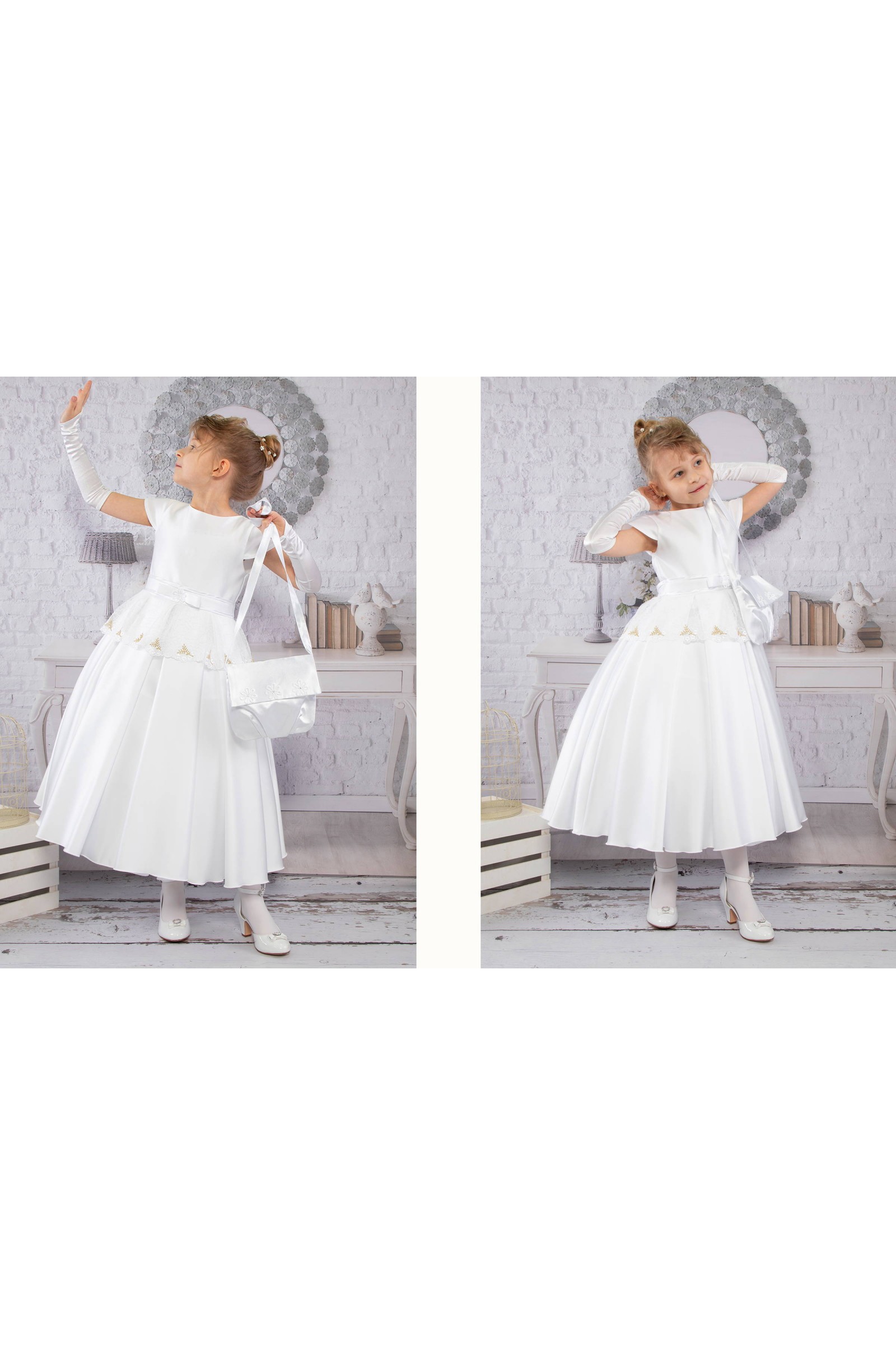 Kommunionkleid elegantes UK-T9/EL Kommunionkleid elegantes UK-T9/EL - obraz 6