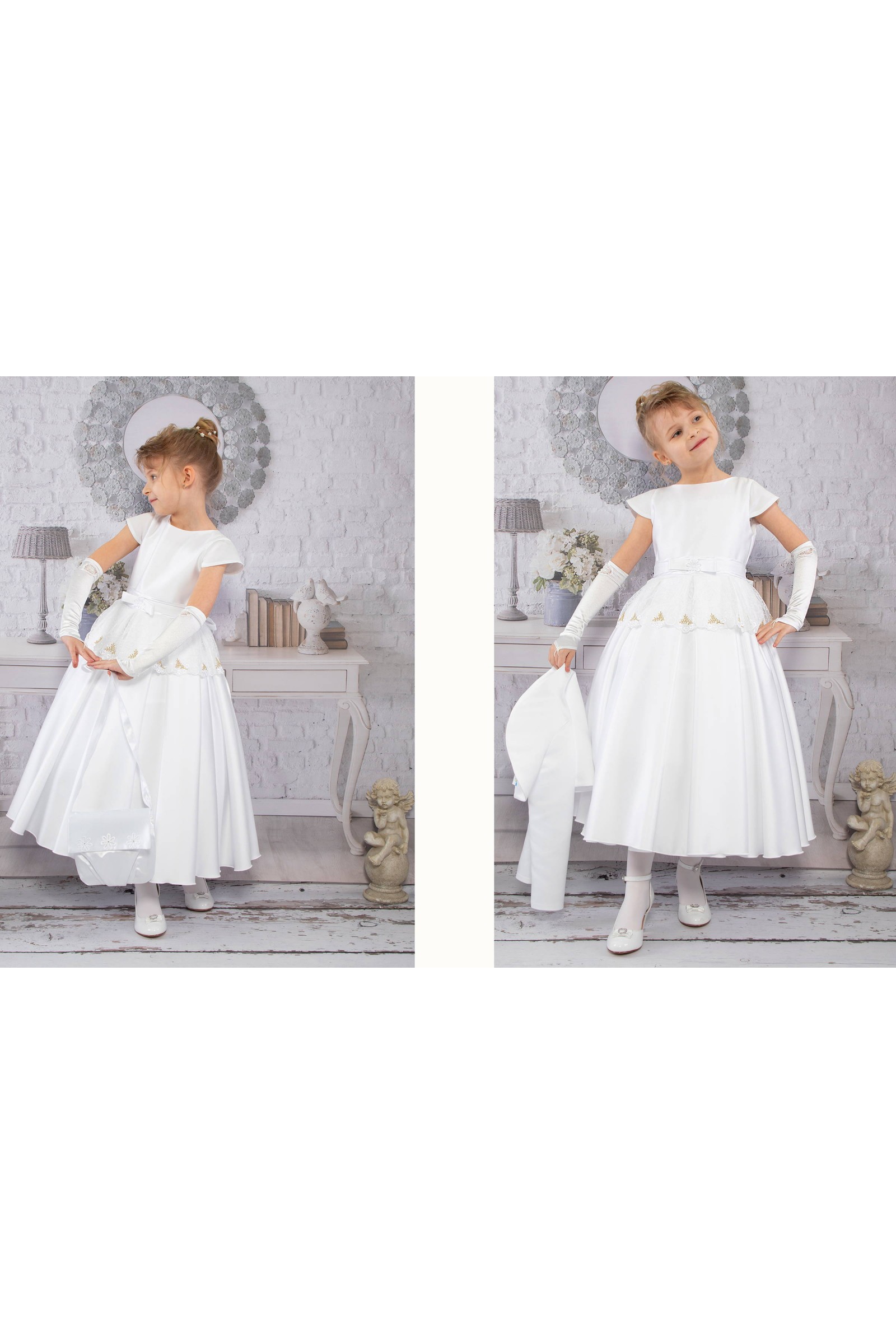 Kommunionkleid elegantes UK-T9/EL Kommunionkleid elegantes UK-T9/EL - obraz 7