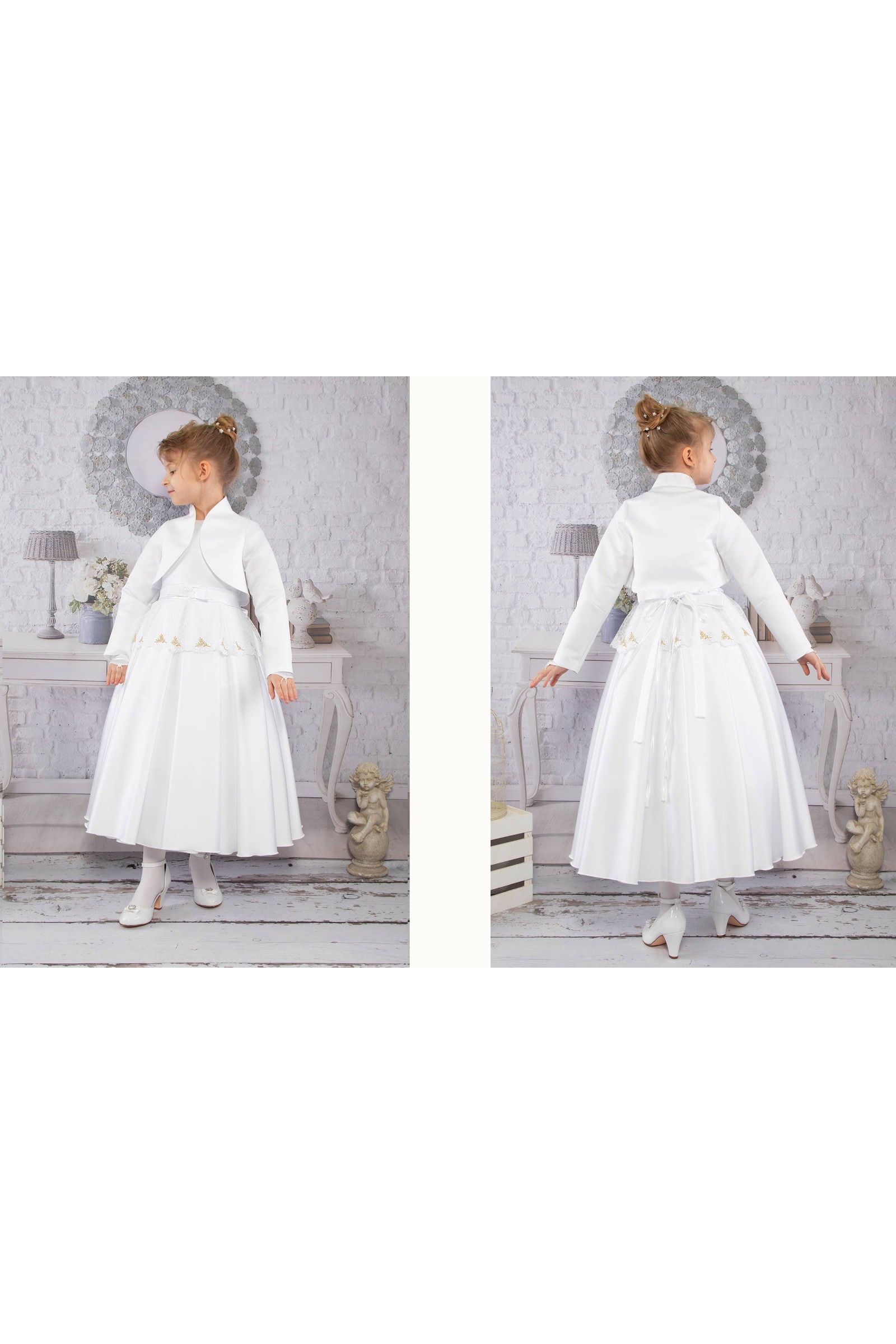 Kommunionkleid elegantes UK-T9/EL Kommunionkleid elegantes UK-T9/EL - obraz 8