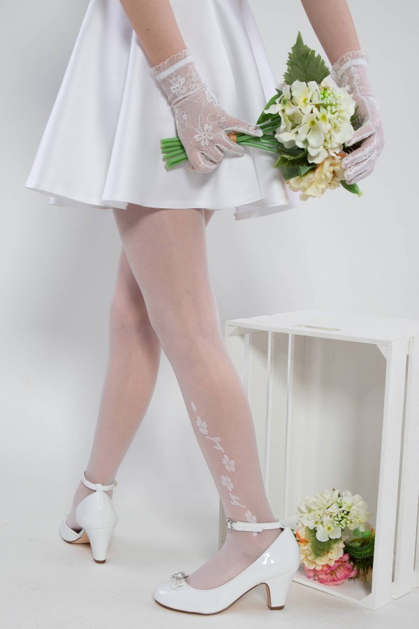 Elegante Kommunionsstrumpfhose - Alicia mot. 2 - obraz 6