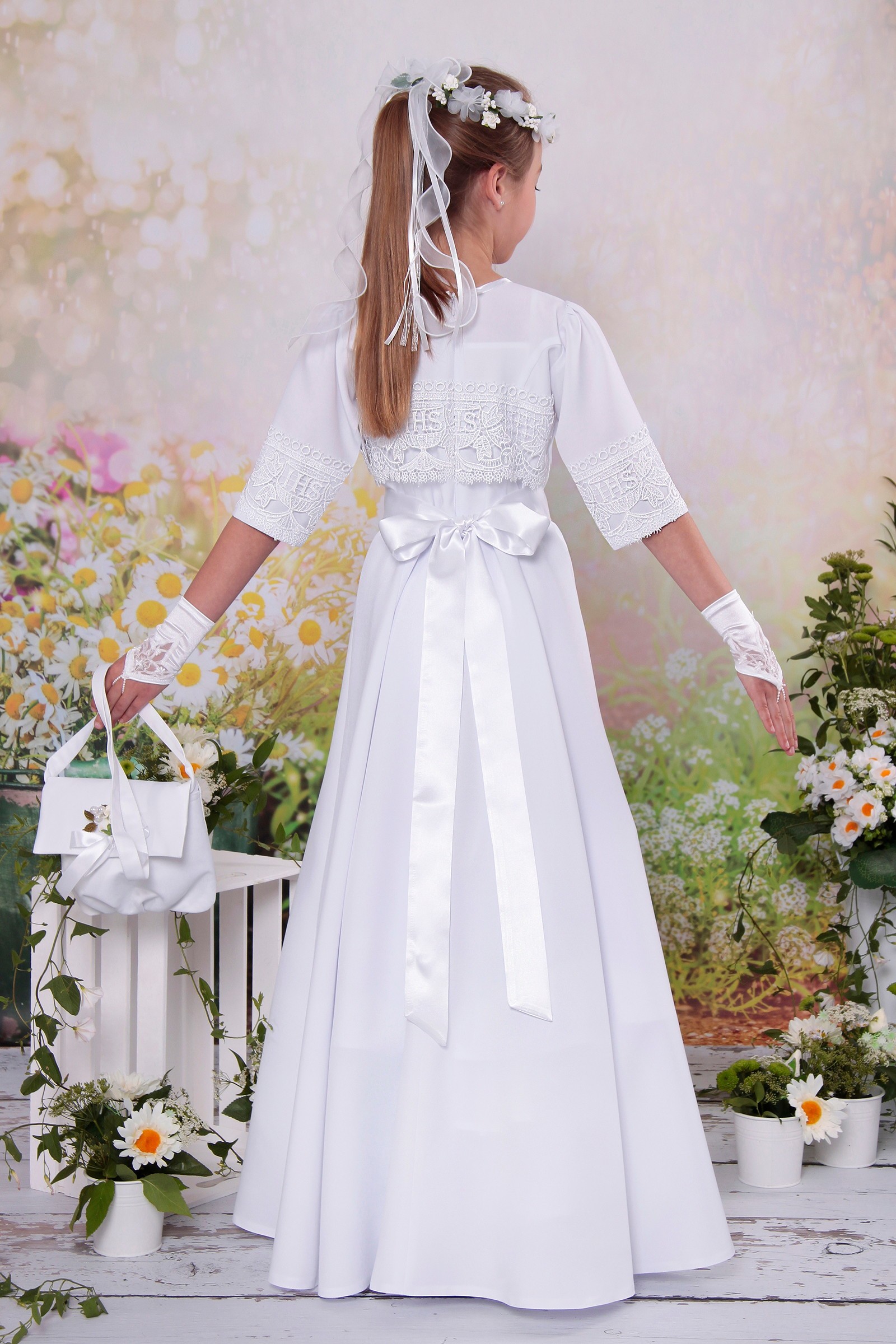 Kommunionskleid taille 2/UK-ST - obraz 2