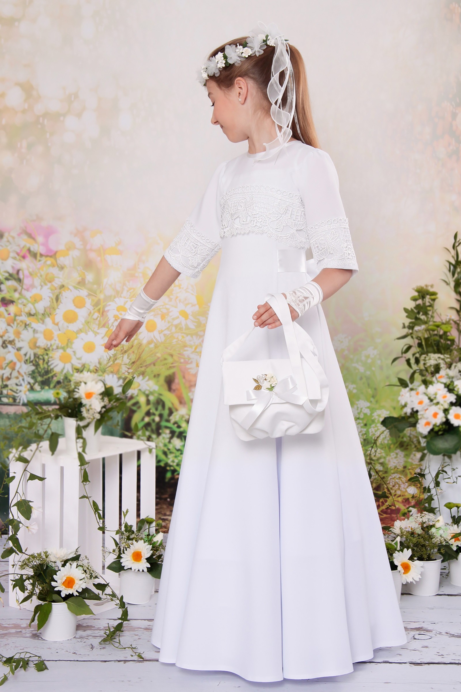 Kommunionskleid taille 2/UK-ST - obraz 4