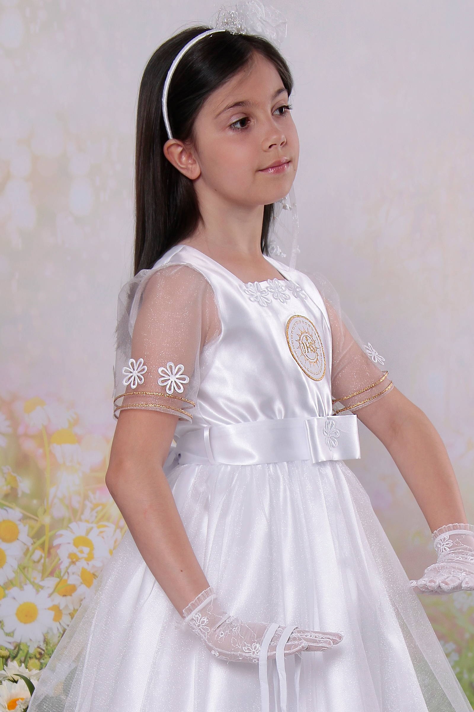 Kommunionskleid klassisch 27/UK-SK - obraz 1