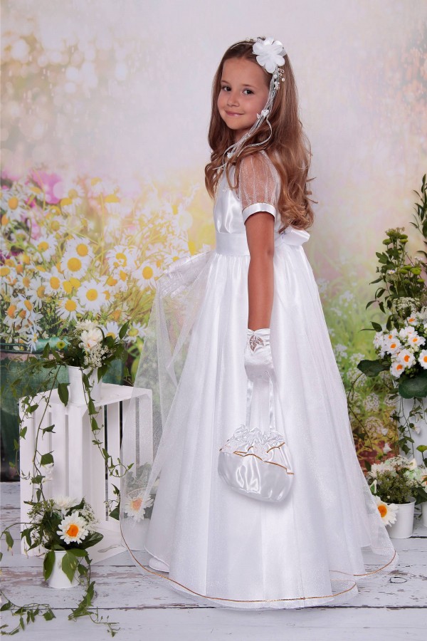Kommunionskleid klassisch 23/UK-SK - obraz 5