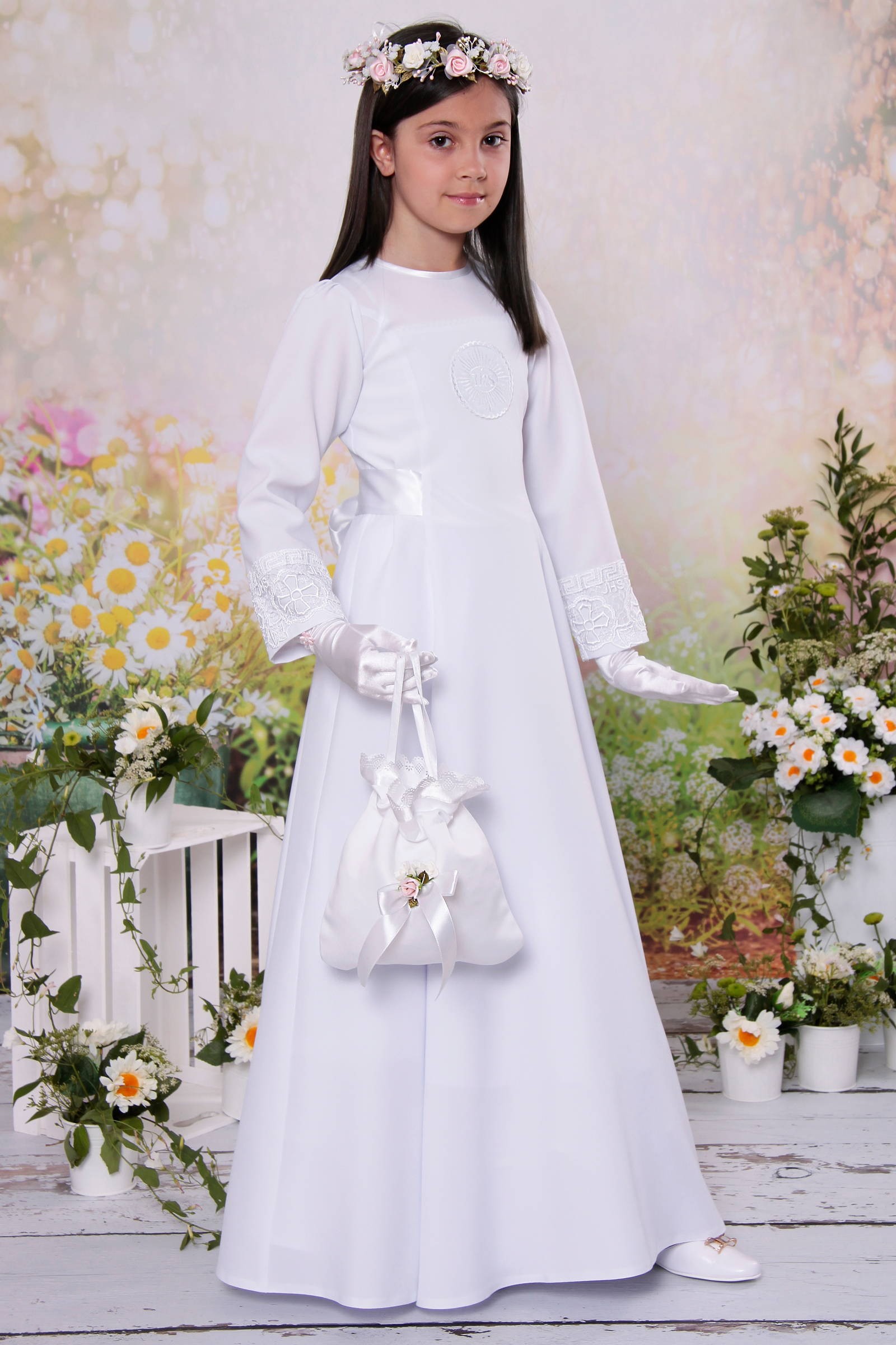 Kommunionskleid taille 1/UK-ST - obraz 0