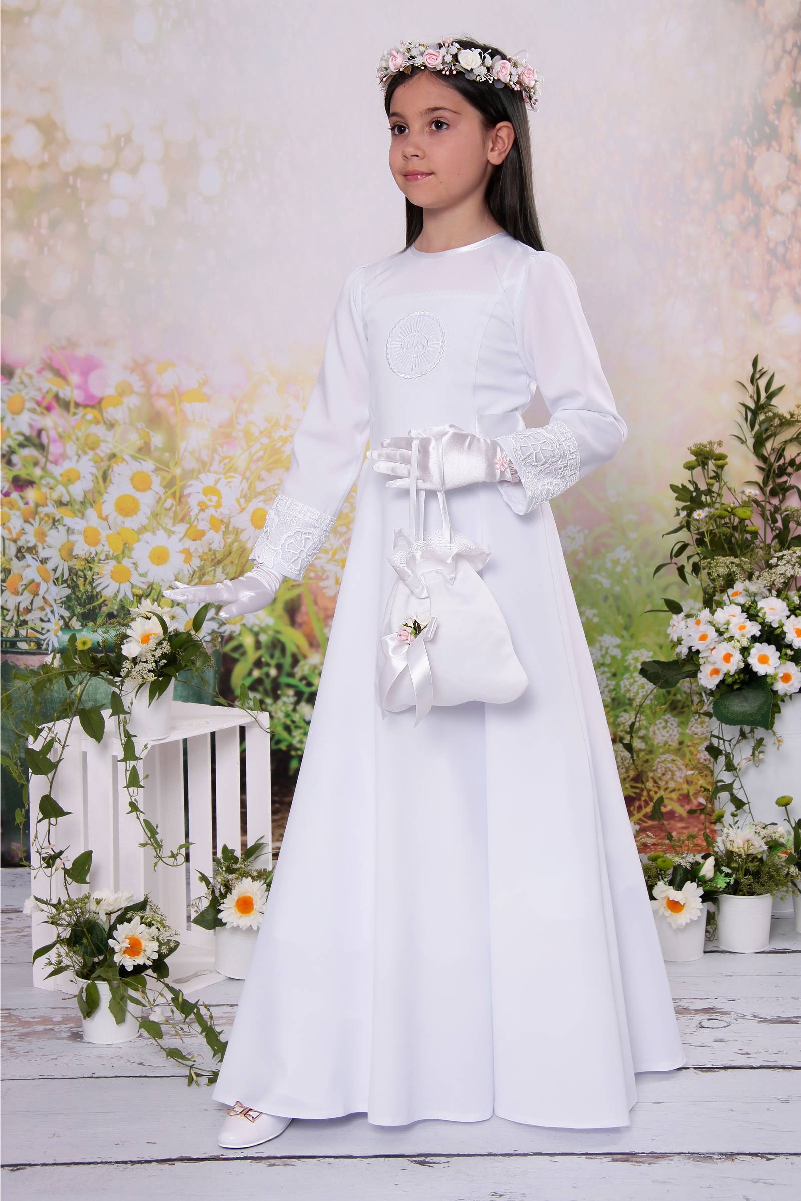 Kommunionskleid taille 1/UK-ST - obraz 2