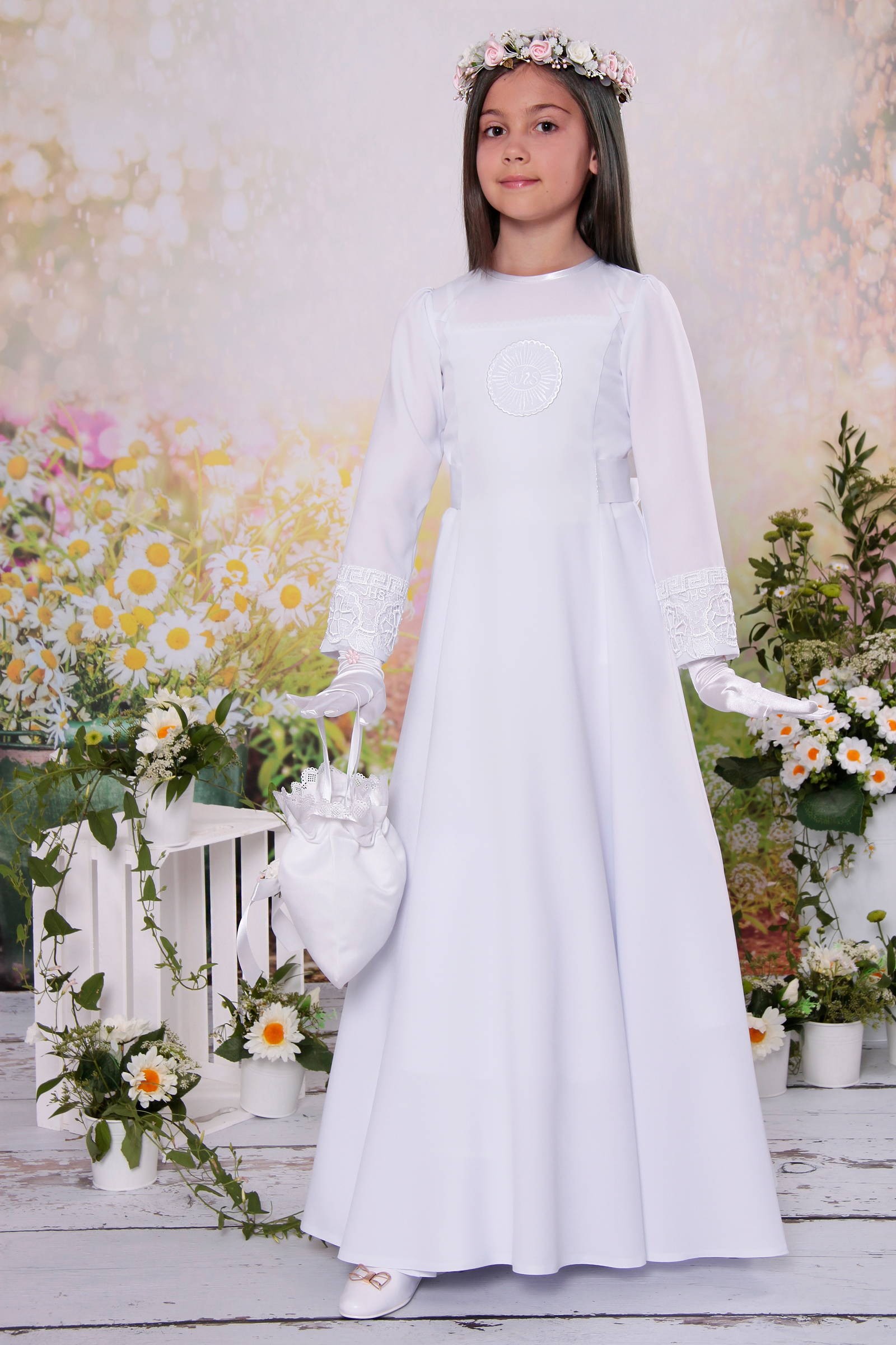 Kommunionskleid taille 1/UK-ST - obraz 3