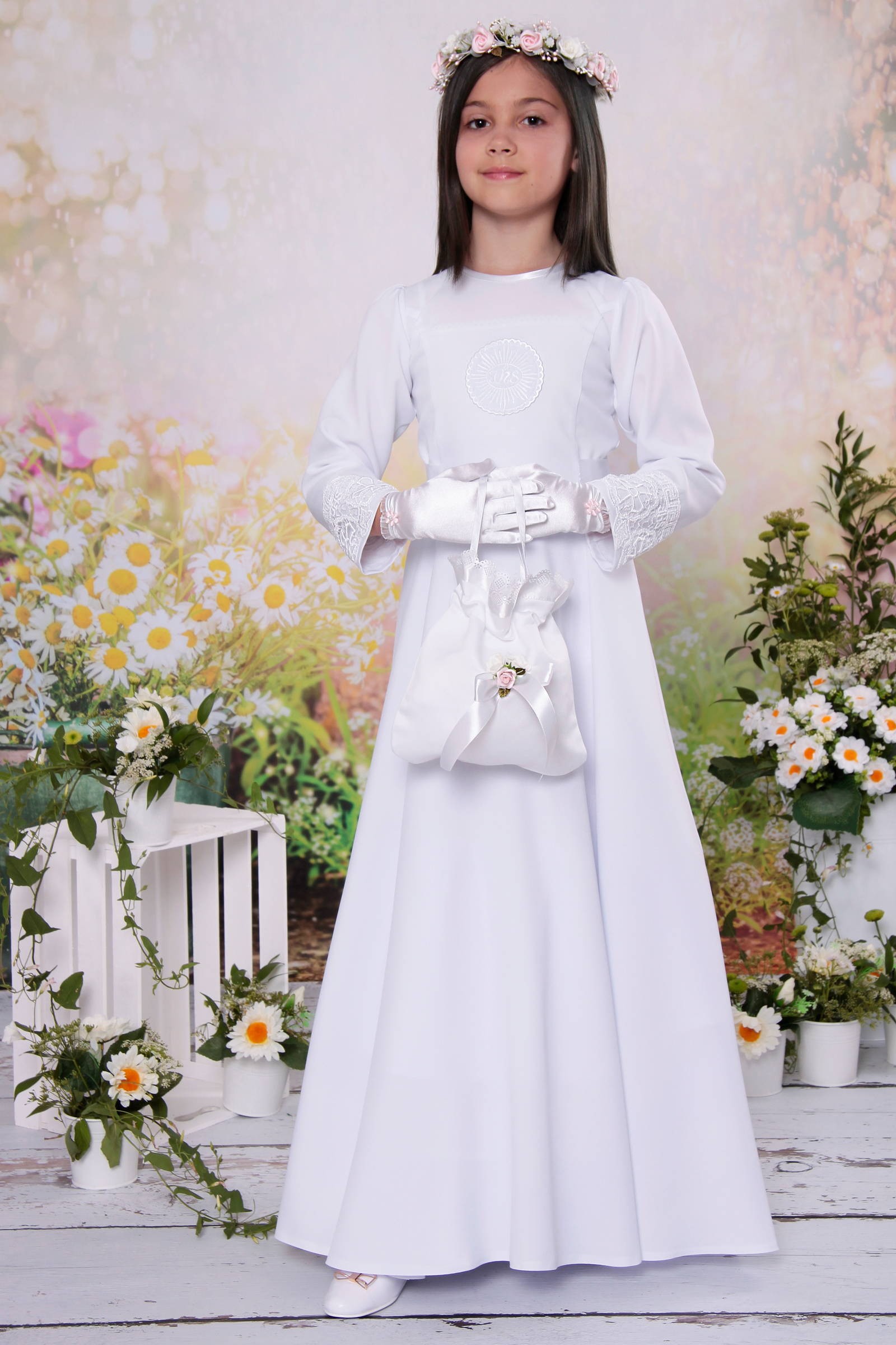 Kommunionskleid taille 1/UK-ST - obraz 4