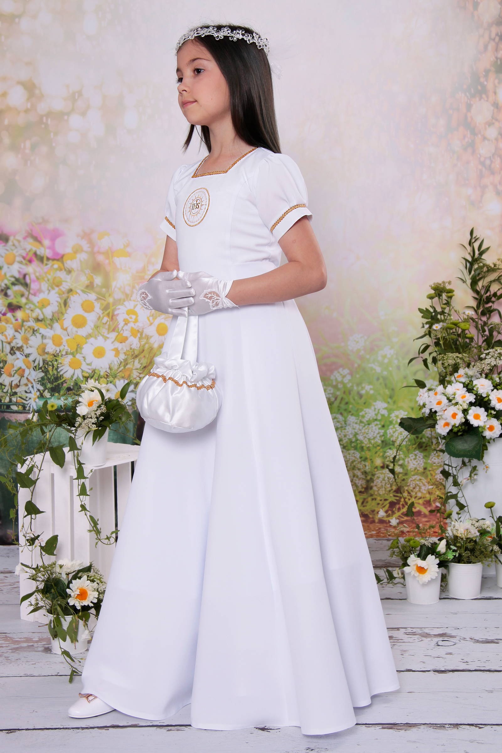 Kommunionskleid taille 18/UK-ST - obraz 3