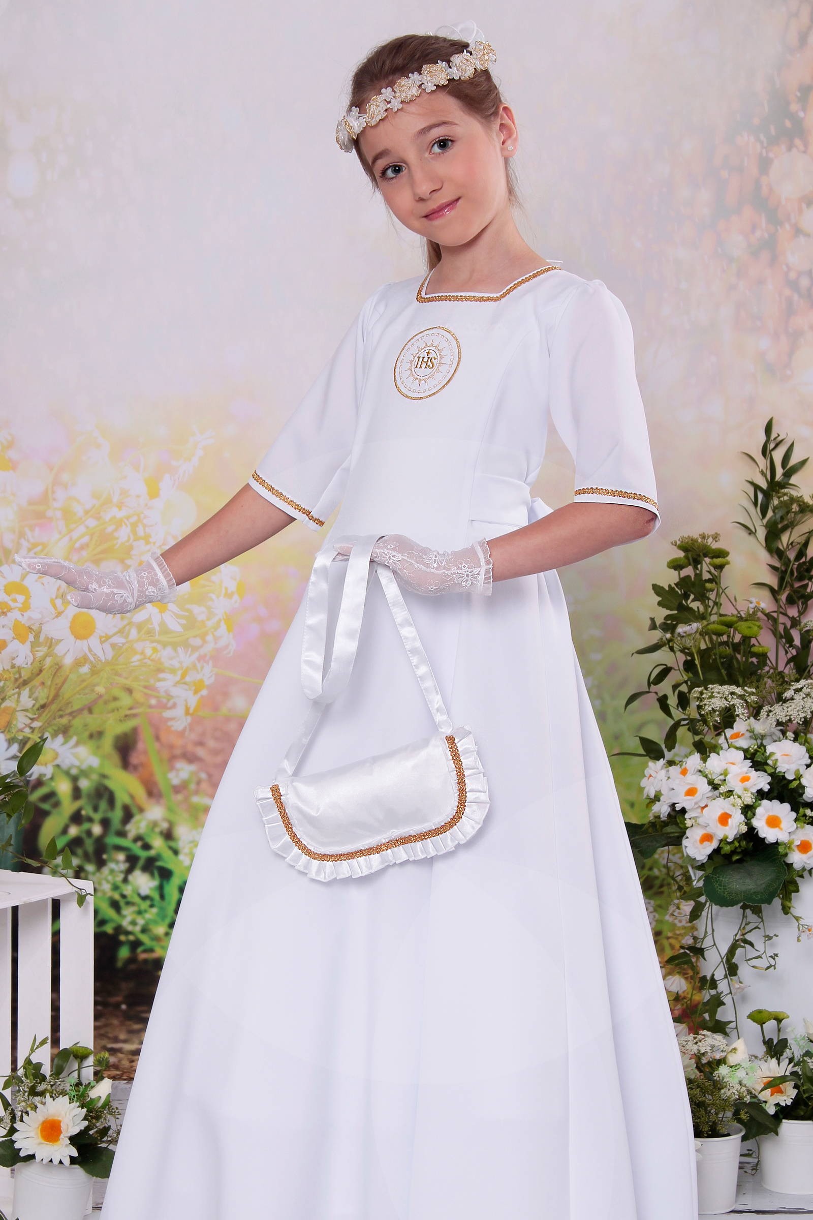 Kommunionskleid taille 3/UK-ST - obraz 4