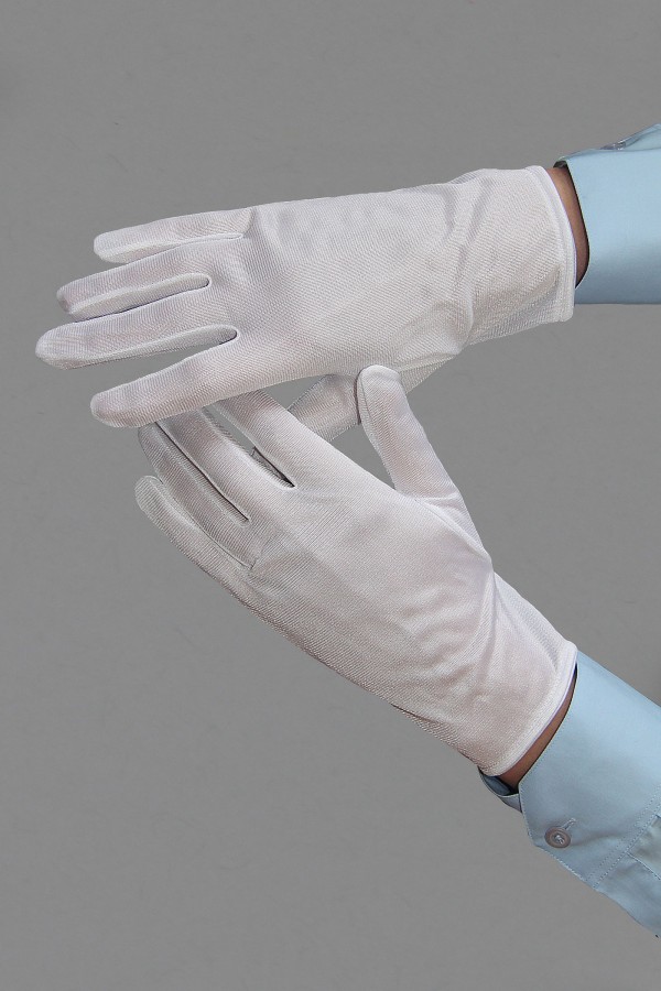 Klassische Kommunionshandschuhe (für junge Leute) UK-Nr1M - obraz 1