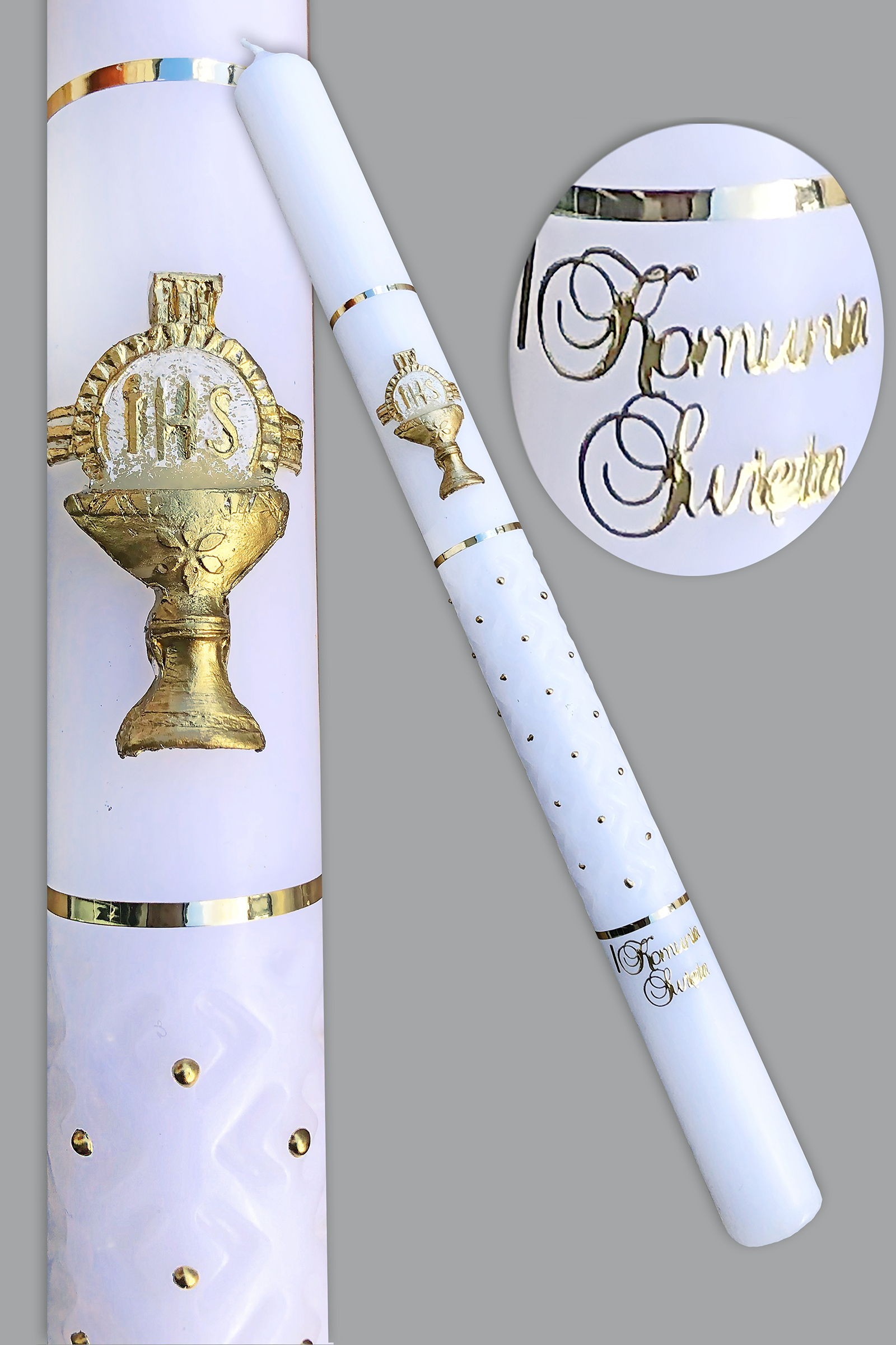 Kommunionkerze UK-SW-KR6 - obraz 0