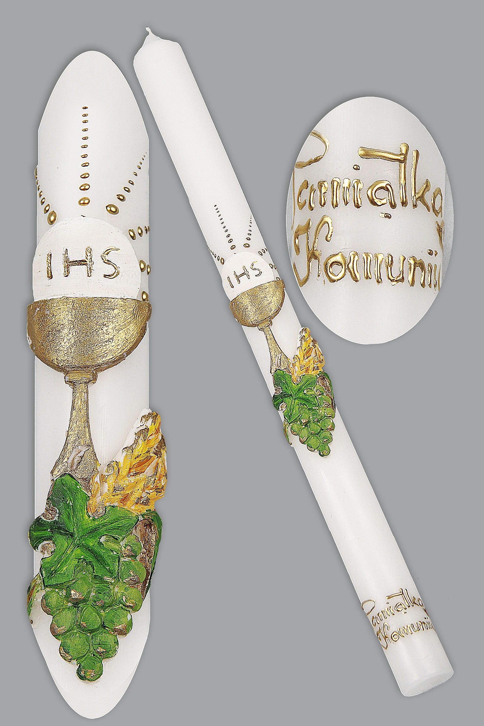 Kommunionkerze UK-SW-KR19a - obraz 0