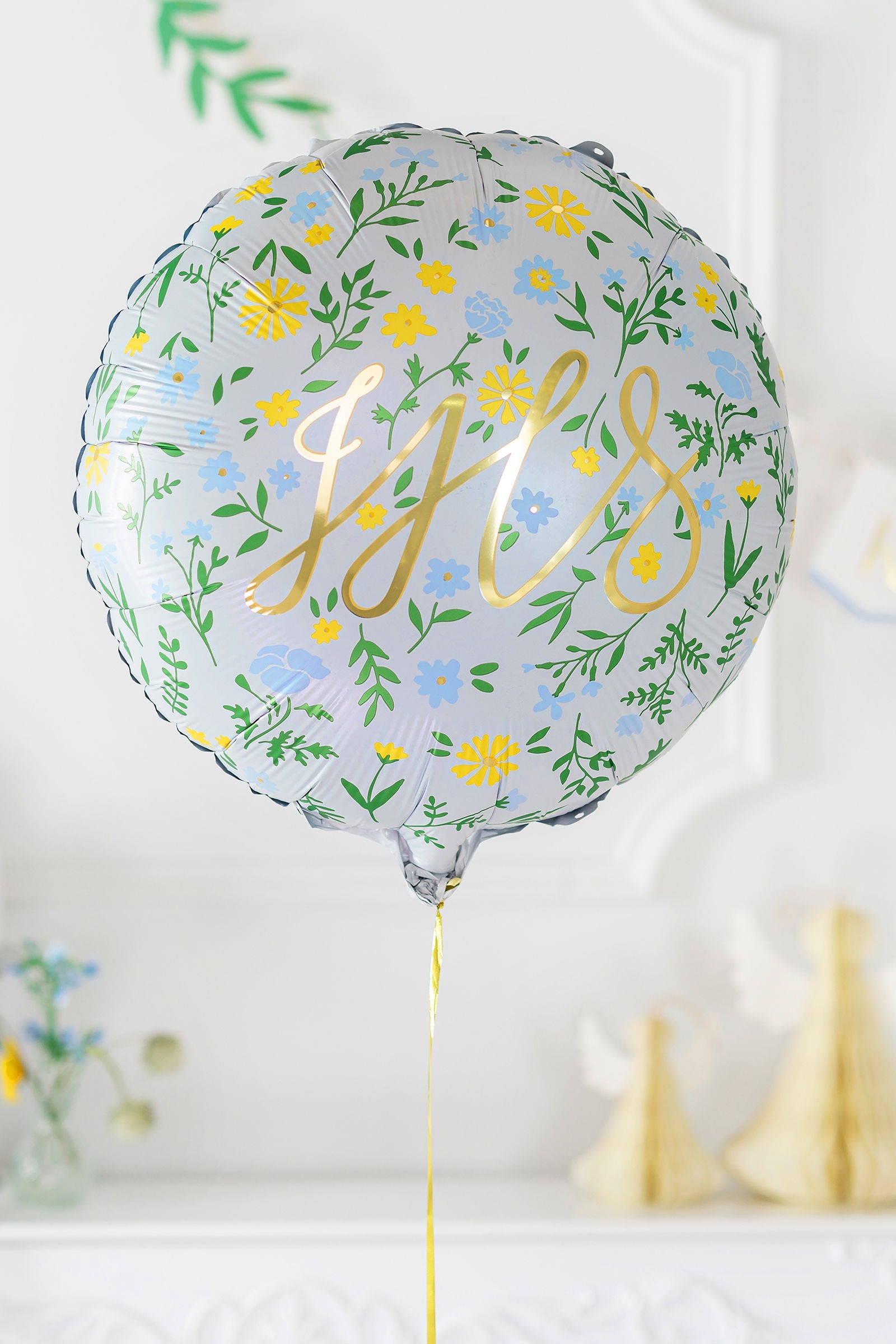 Kommunionballon mit goldenen Buchstaben - obraz 0