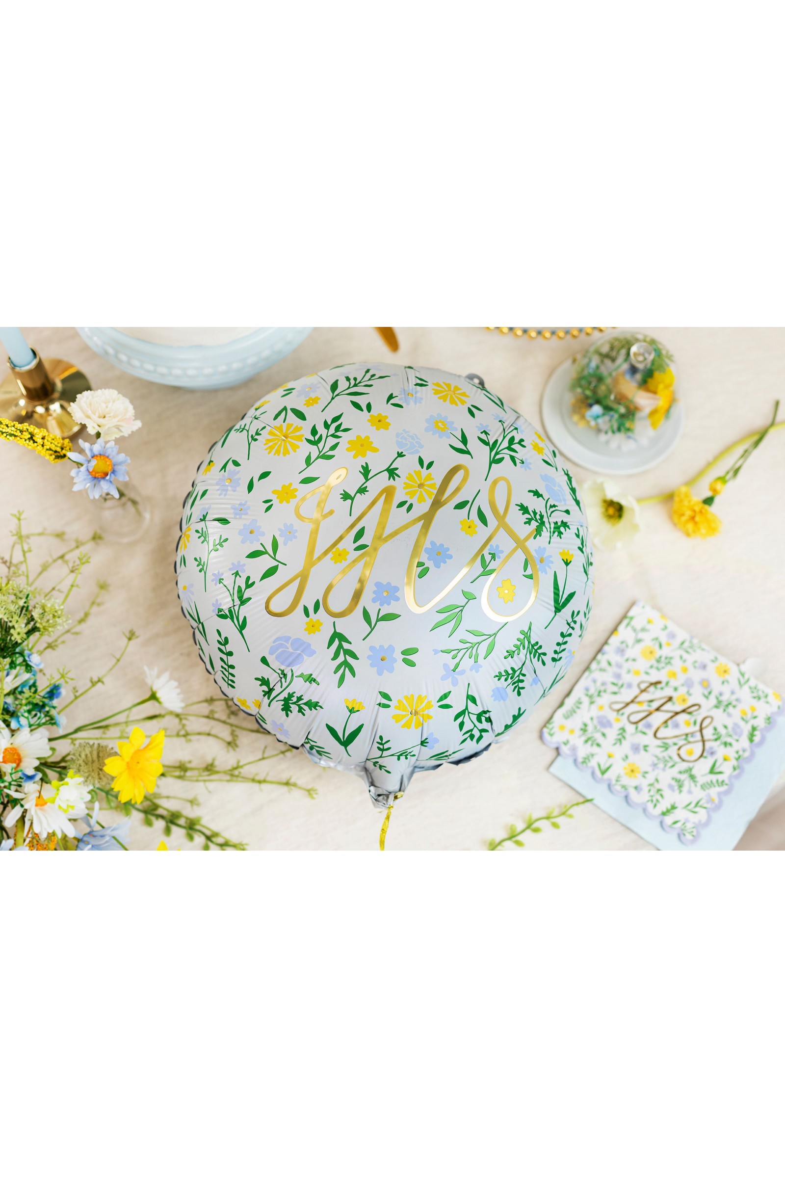 Kommunionballon mit goldenen Buchstaben - obraz 3