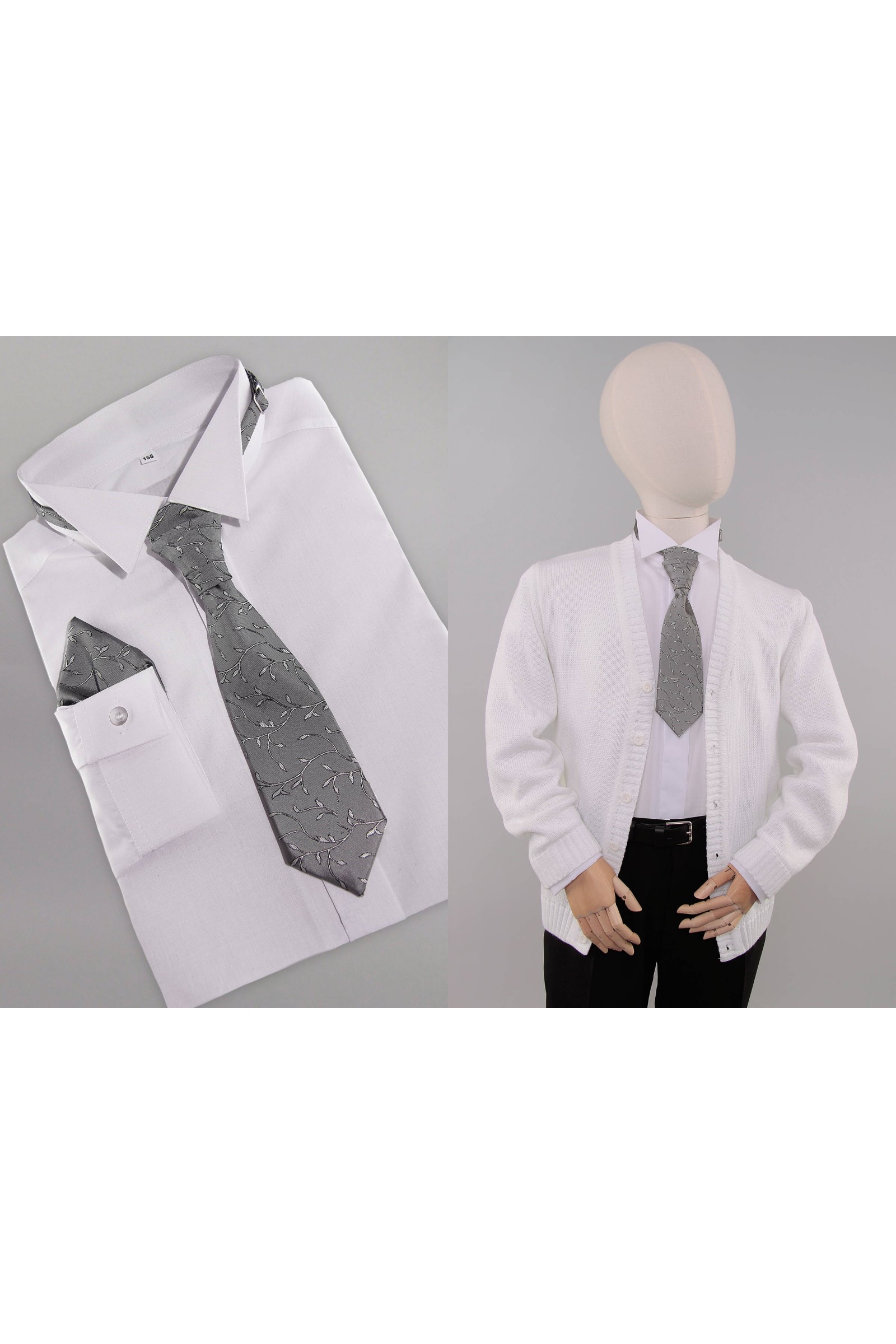 Kommunionsfliege UK-KRgr-graphit - obraz 1