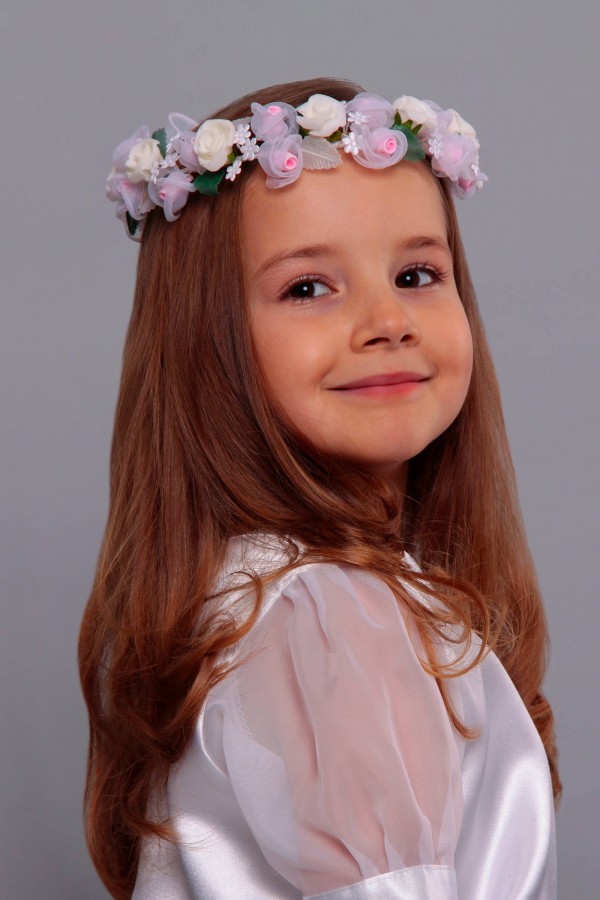 Klassischer Kommunionkranz UK-W14 - obraz 1